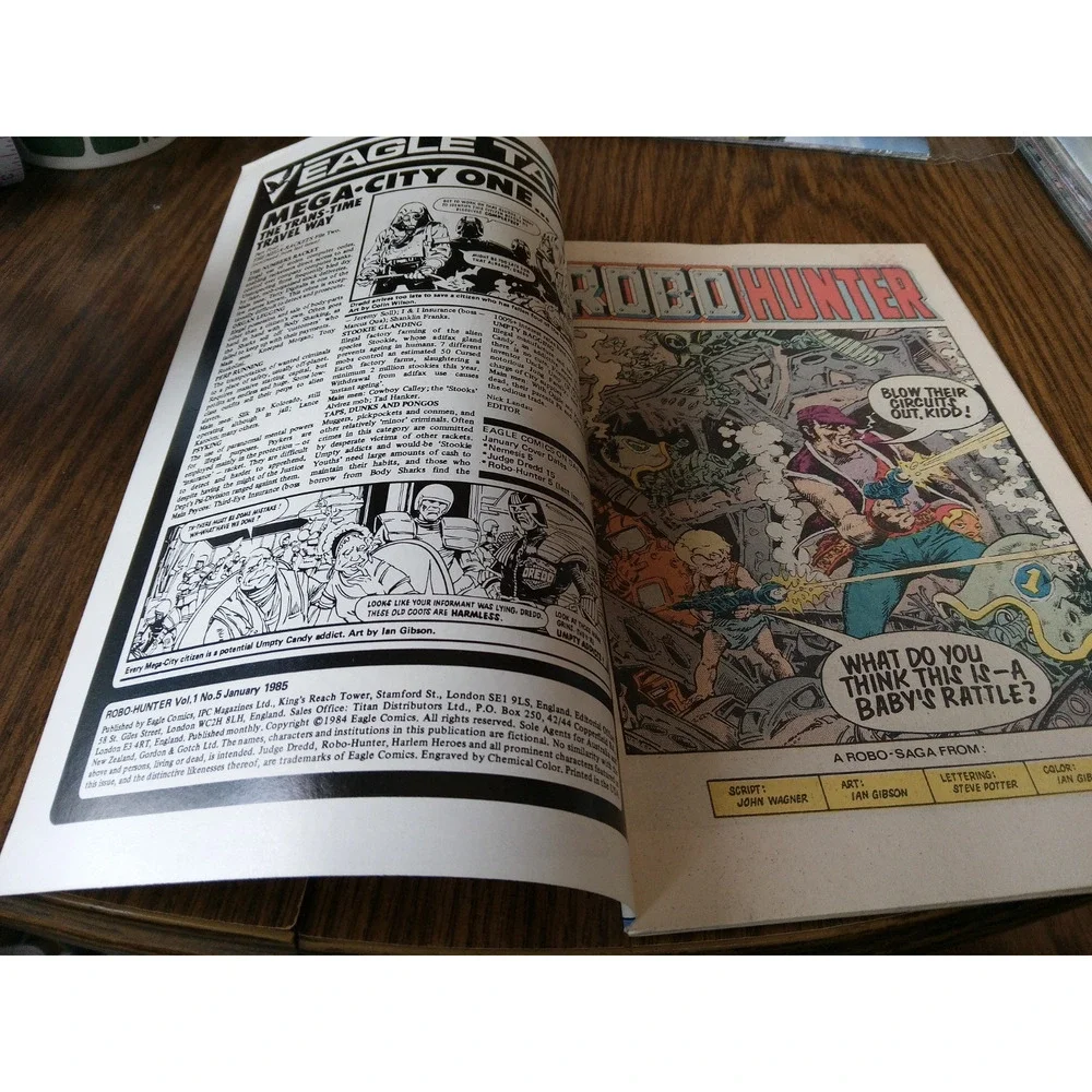 Robo-Hunter #5 January 1985 Eagle Comics